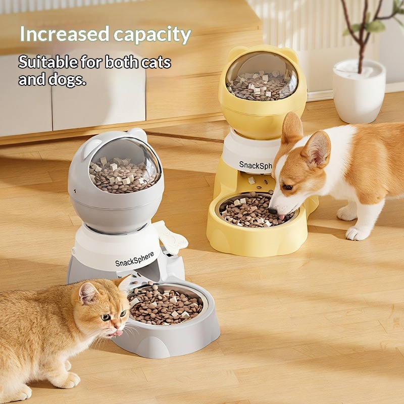 Food Storage Pet - Push Down Automatic Pet Feeder, Large