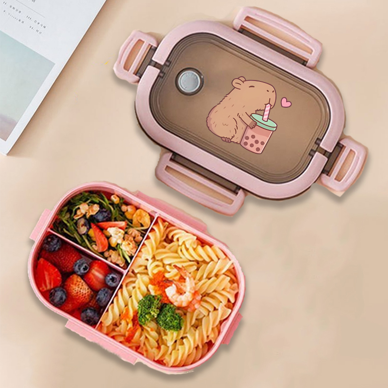 Food Storage Boxes - Capybara Bento Lunch Box Anime Animals