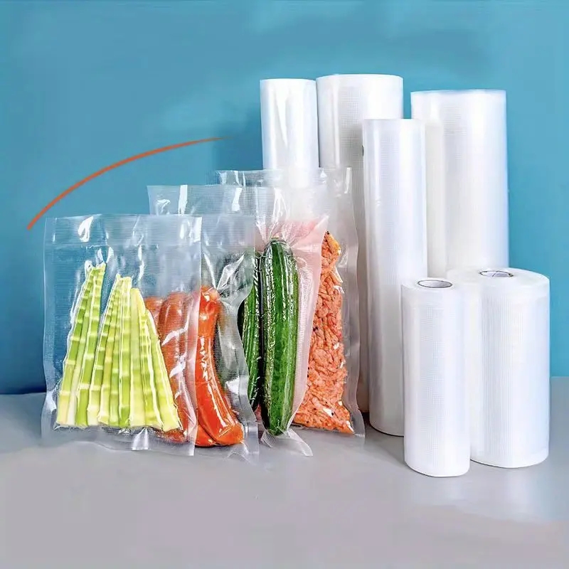Food Storage Roll Bags - 500cm/Rolls Food Vacuum Bags for Sous