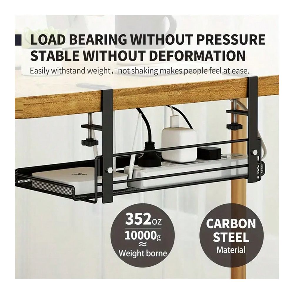 Food Storage Stainless Steel - Desk Storage Shelf Basket, Office Desk