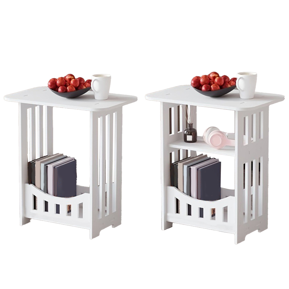 Food Storage Of Plants - 2/3 Tier Narrow End Table With