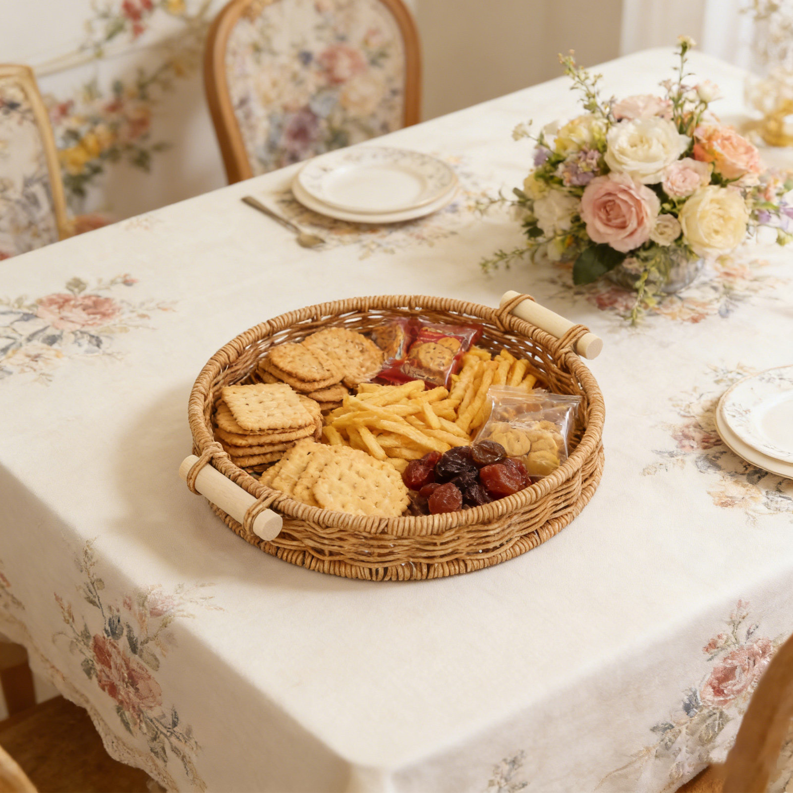 Imitation Rattan Bread Basket  - Food Storage Handling review and price
