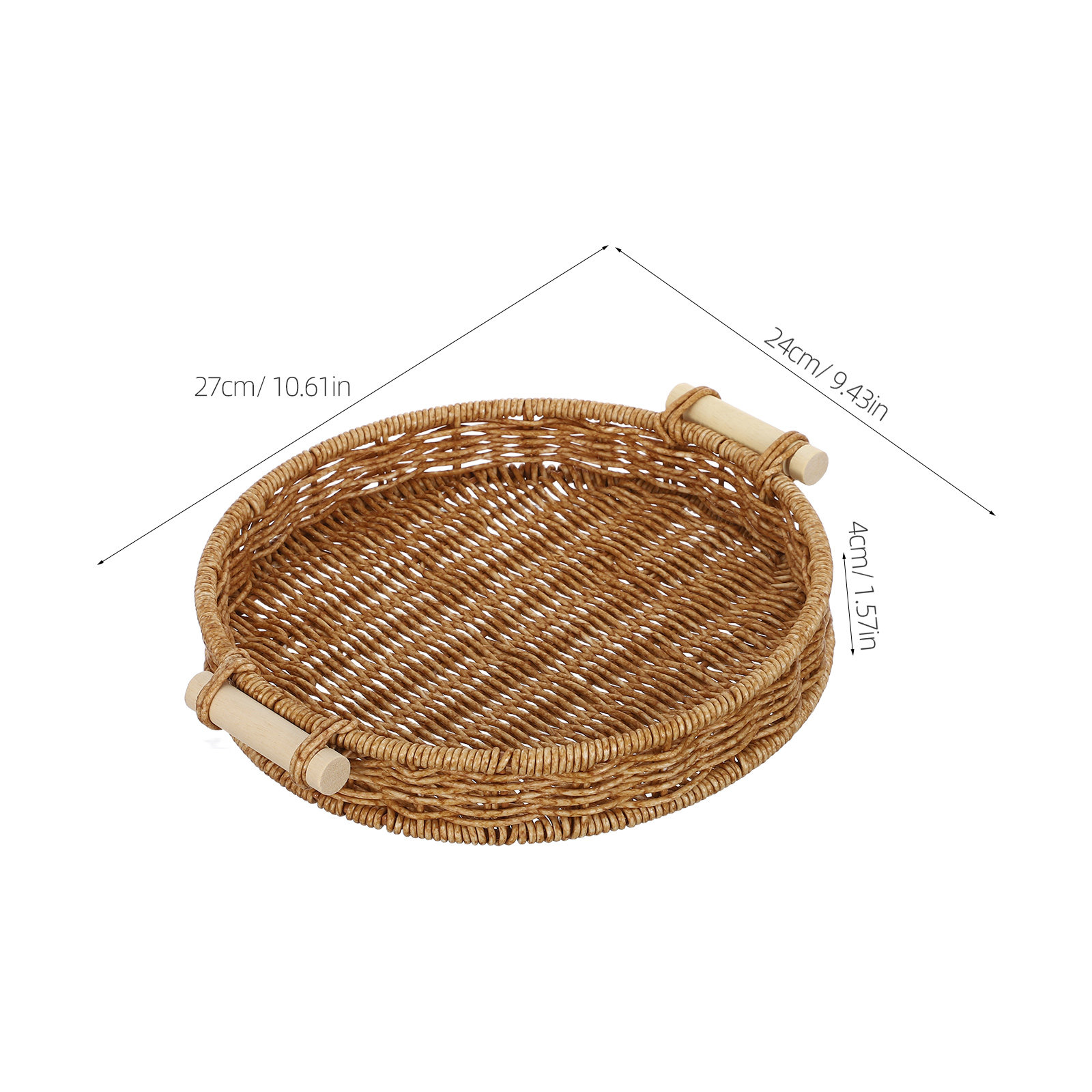 Imitation Rattan Bread Basket  - Food Storage Handling review and price