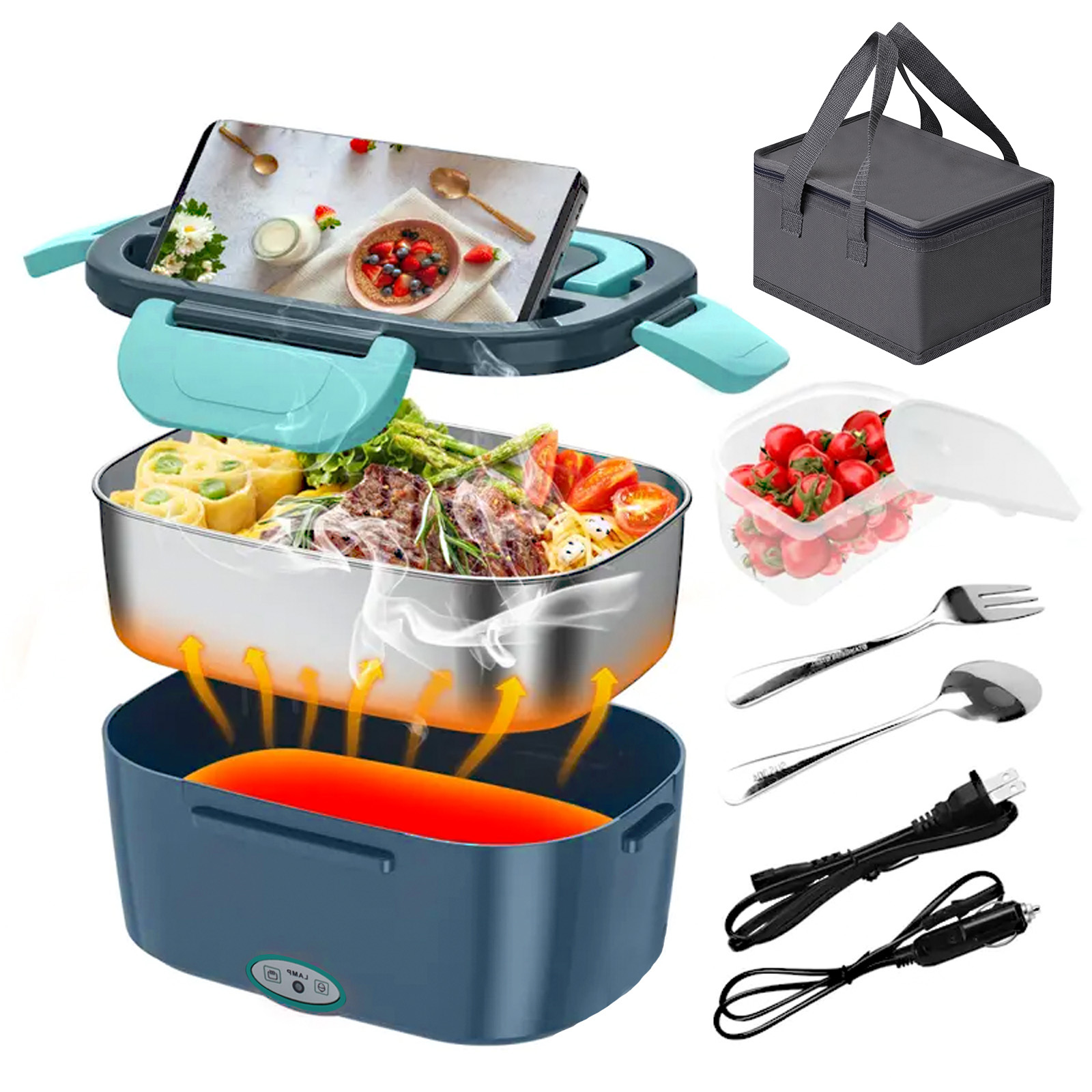 100W Electric Heating Lunch Bo - Food Storage Warmer review and price