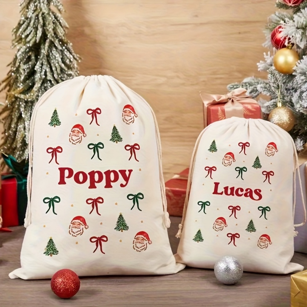 Personalised Simple Santa & Ch - Food Storage Of Plants review and price