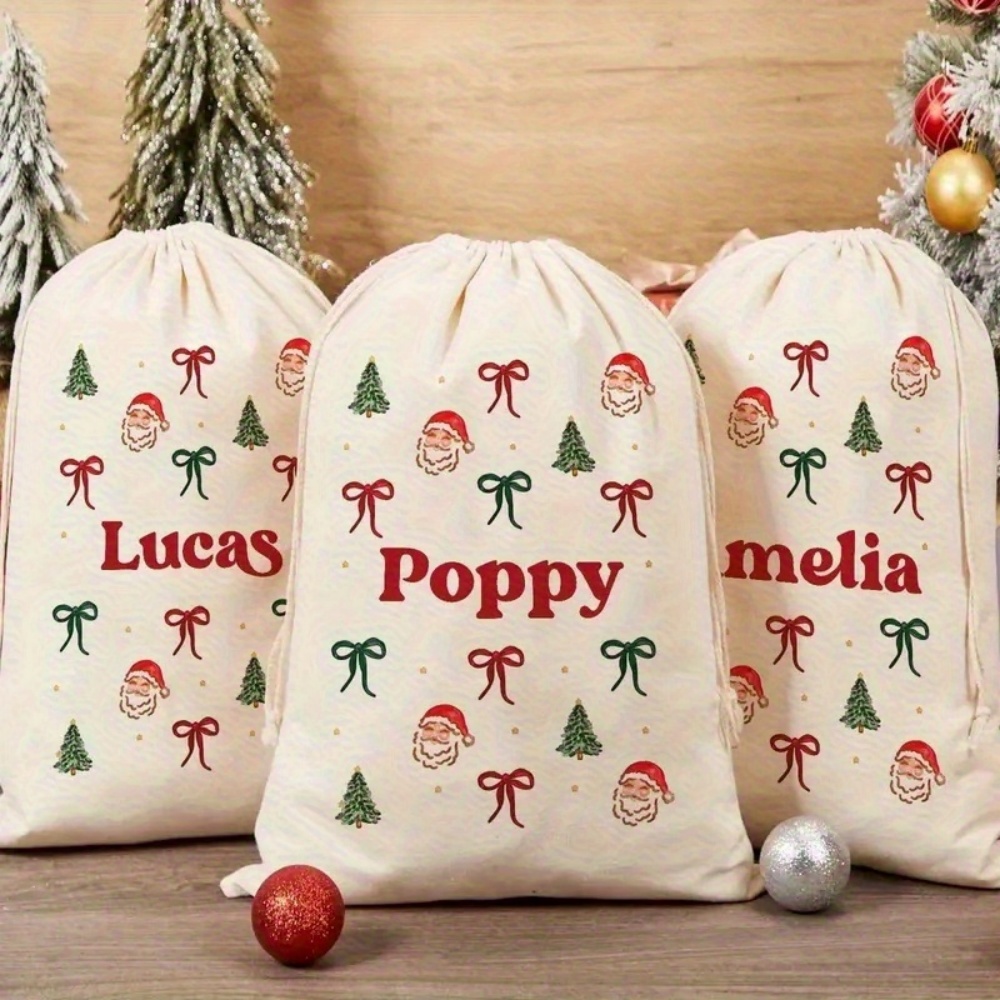 Personalised Simple Santa & Ch - Food Storage Of Plants review and price