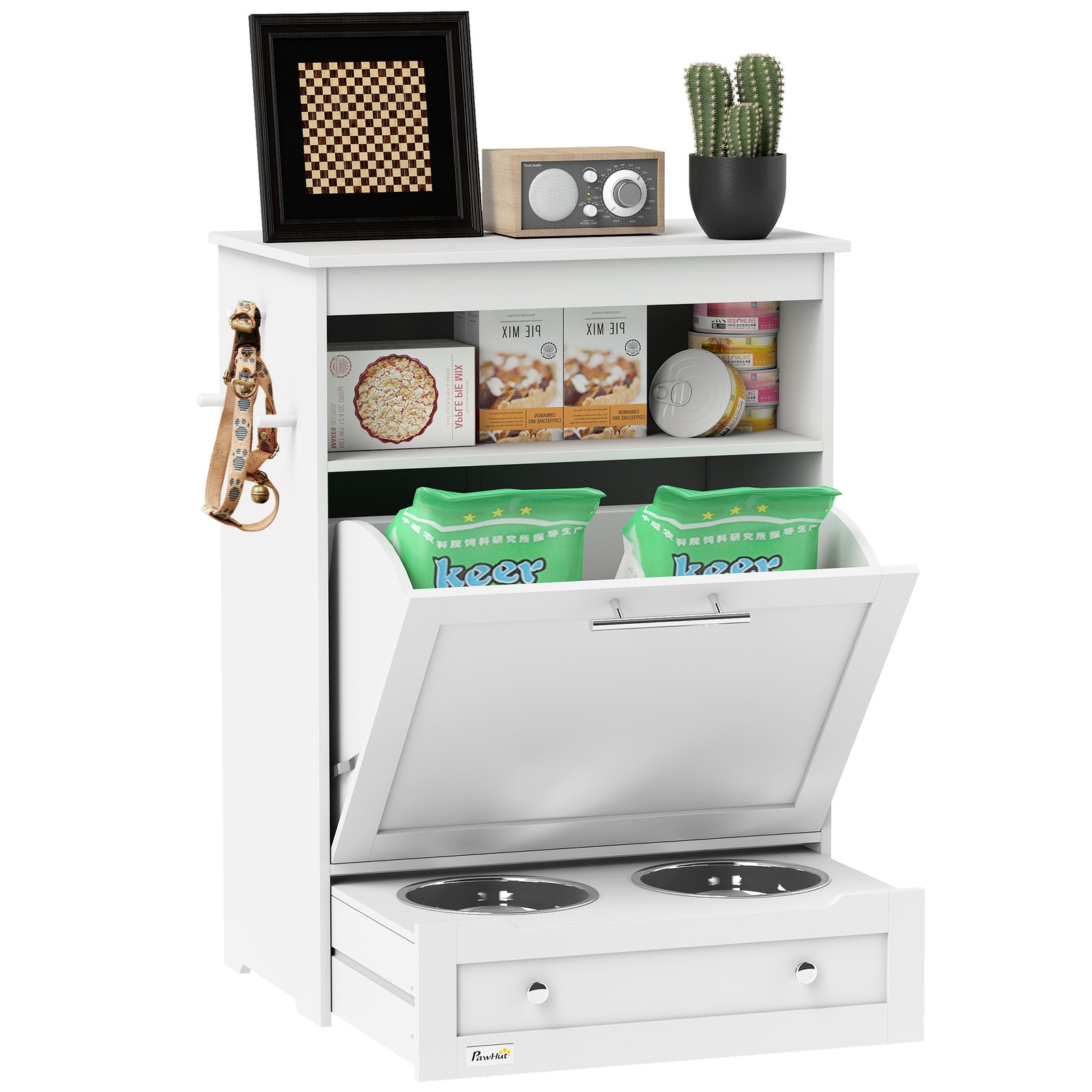 Pet Feeder Station, Dog and Ca - Food Storage Pet review and price