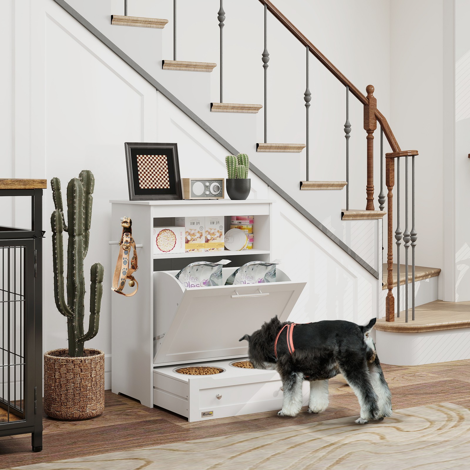 Pet Feeder Station, Dog and Ca - Food Storage Pet review and price