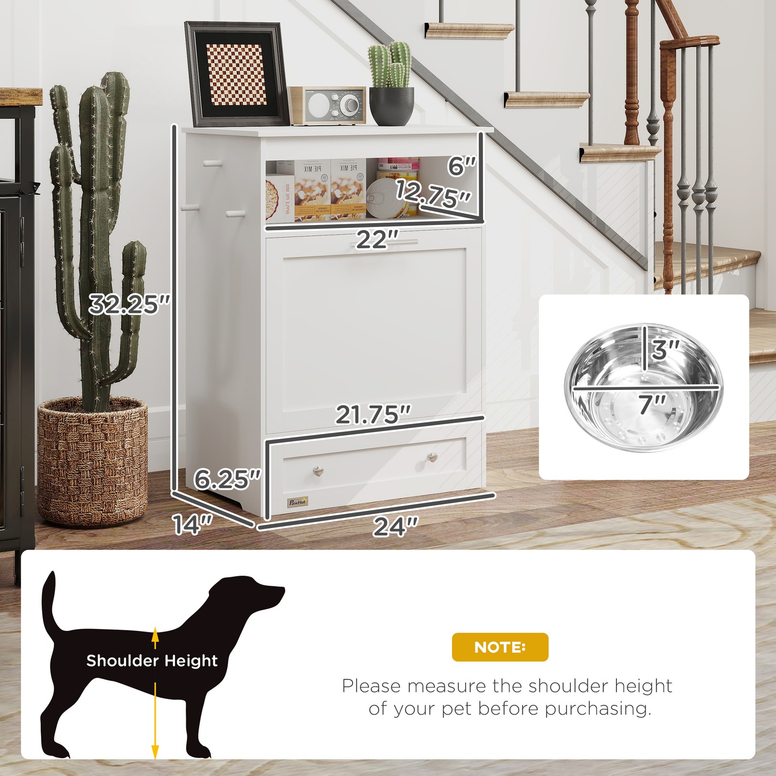 Pet Feeder Station, Dog and Ca - Food Storage Pet review and price