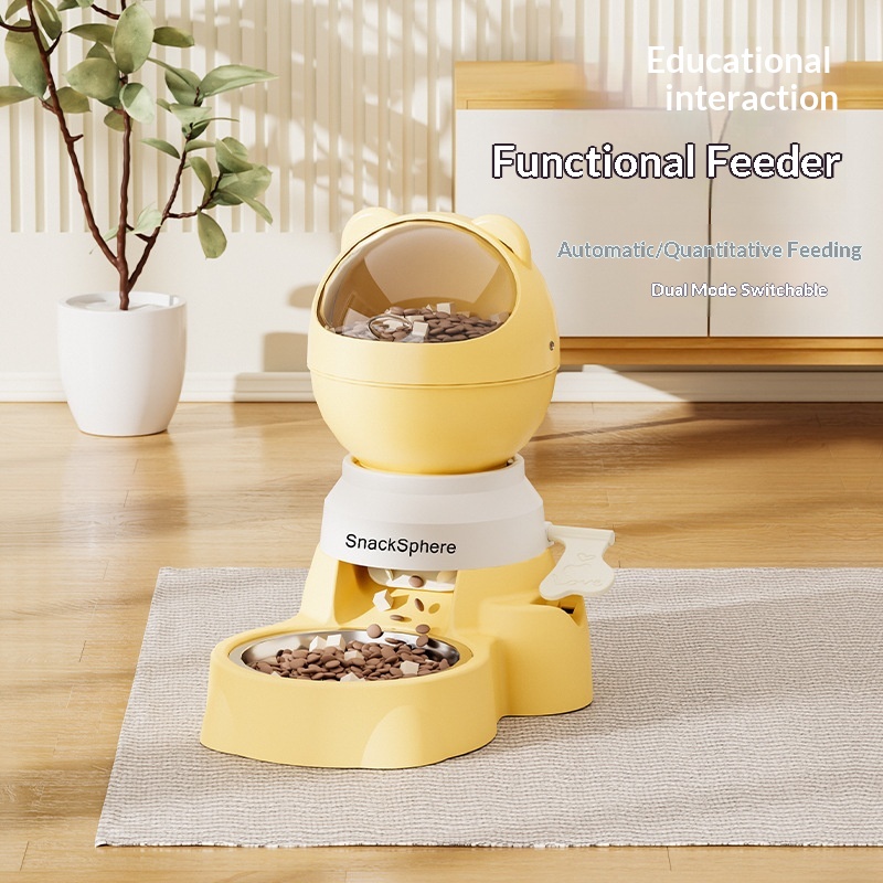 Push Down Automatic Pet Feeder - Food Storage Pet review and price