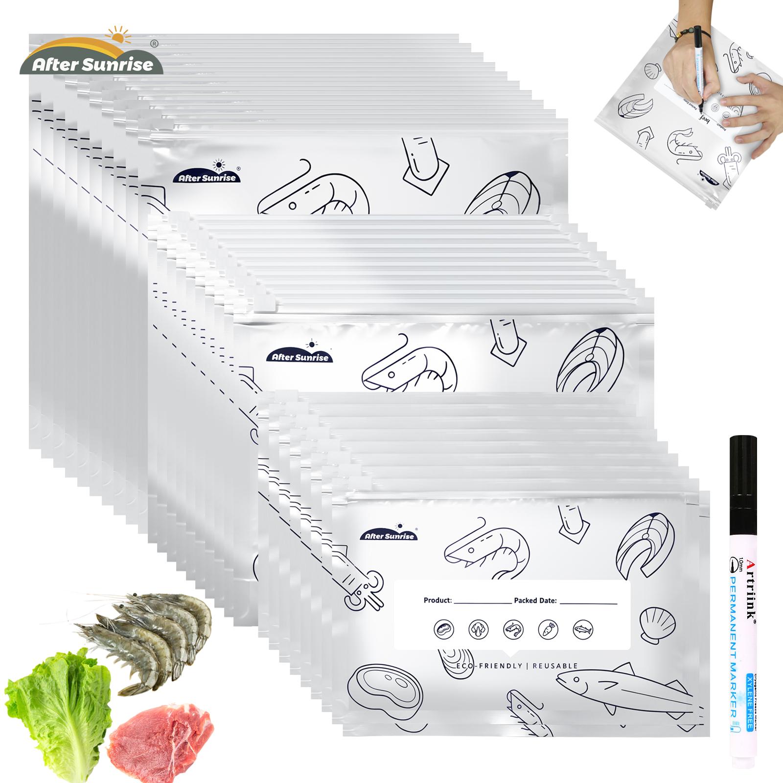 【Refrigerated Food】Reusable Al - Food Storage Reusable Bags review and price
