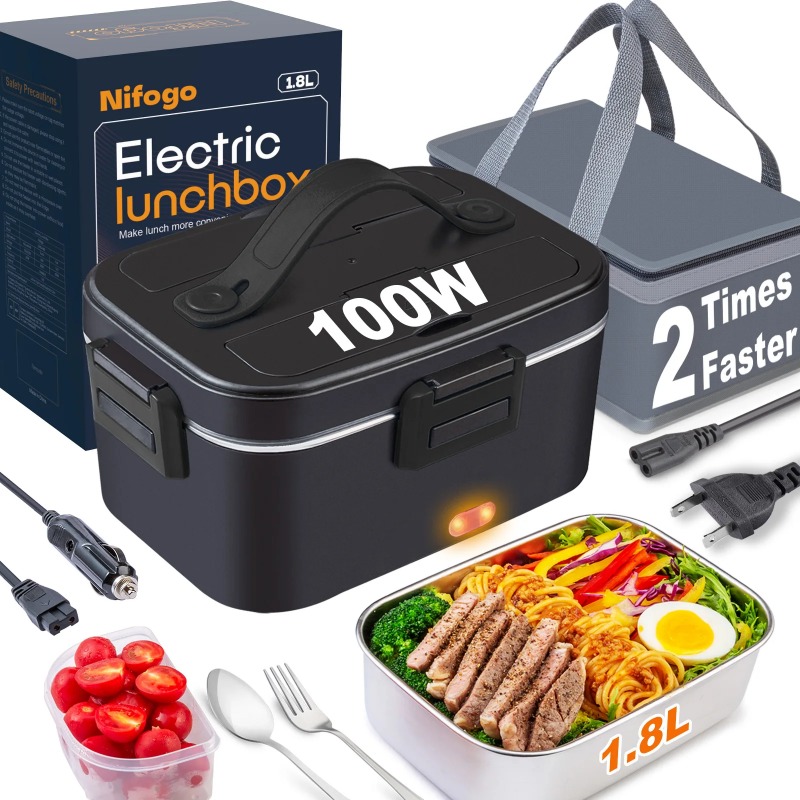 Electric Heated Lunch Box 110V - Food Storage Warmer review and price