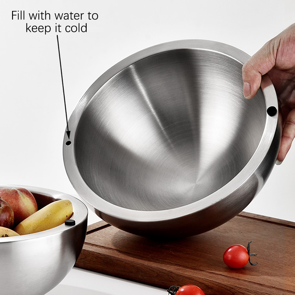 304 Thickened Salad Mixing Bow - Food Storage Stainless Steel review and price