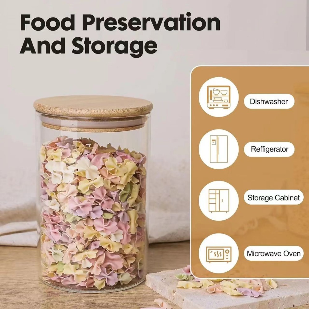 Glass Food Storage Tank with M - Food Storage With Glass Lids review and price