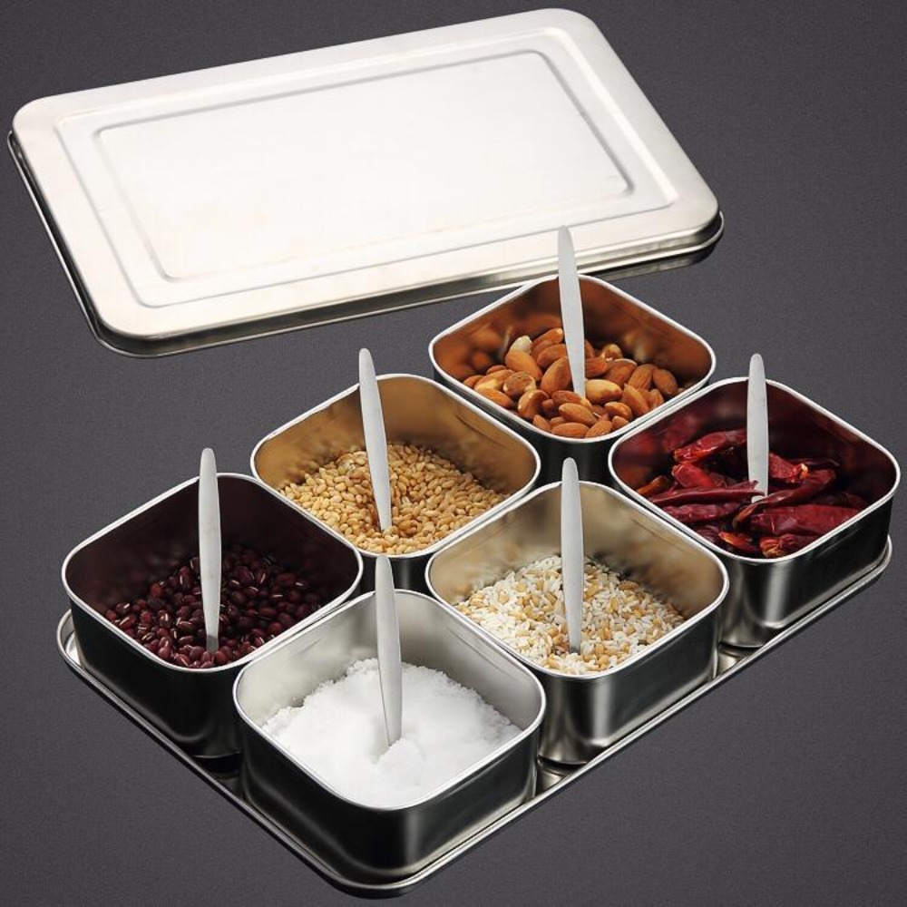 6/8 Grid Seasoning Storage Box - Food Storage And Preparation review and price