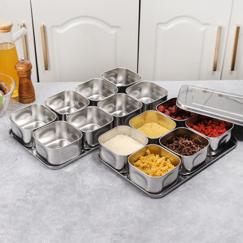 6/8 Grid Seasoning Storage Box - Food Storage And Preparation review and price