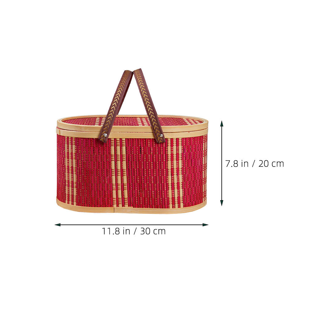 Oval Shaped Bamboo Woven Baske - Food Storage Handling review and price