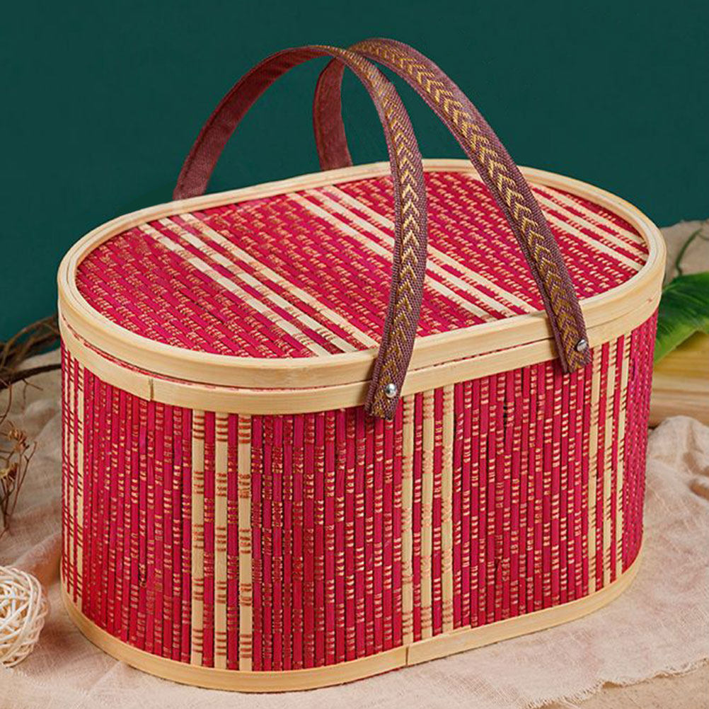 Oval Shaped Bamboo Woven Baske - Food Storage Handling review and price