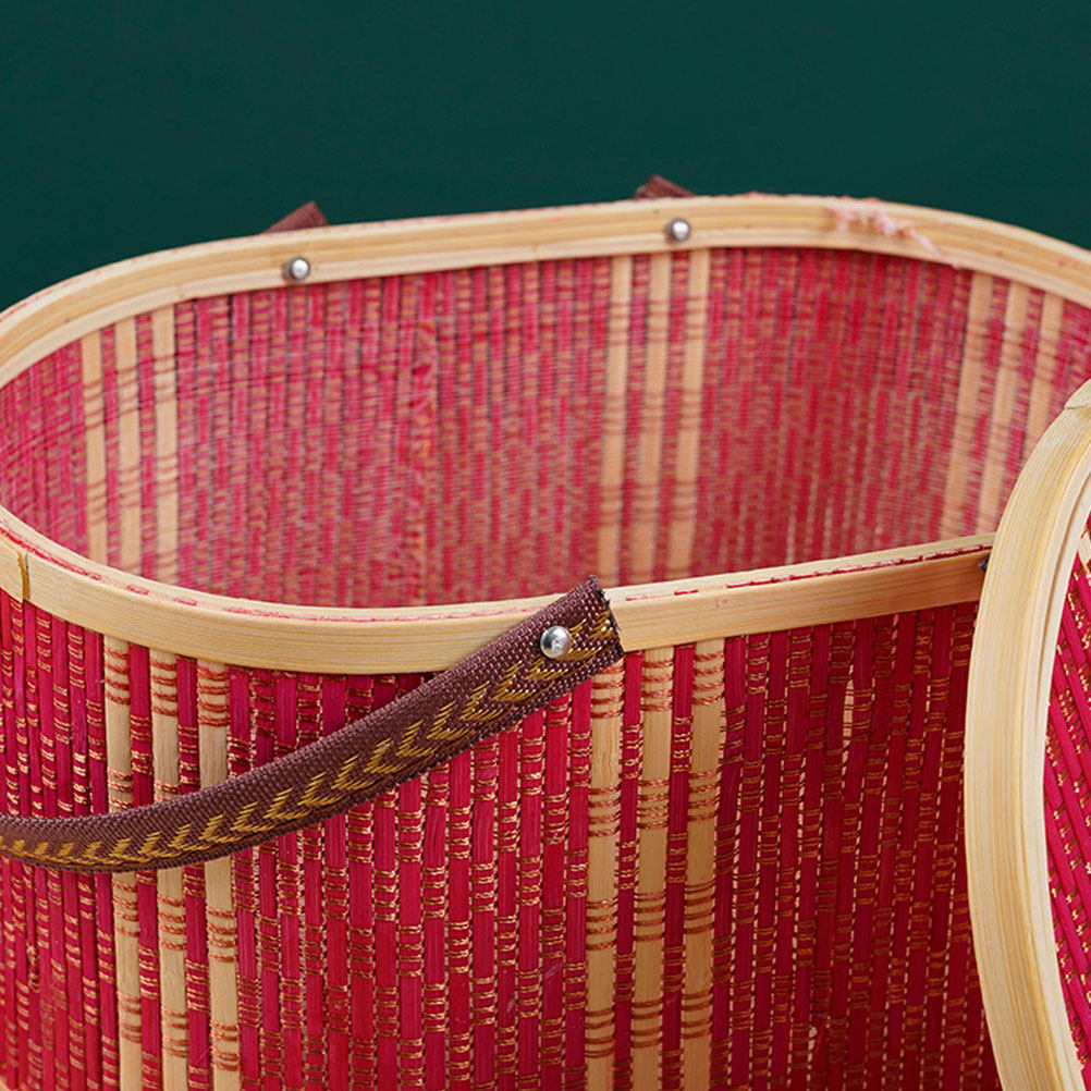 Oval Shaped Bamboo Woven Baske - Food Storage Handling review and price
