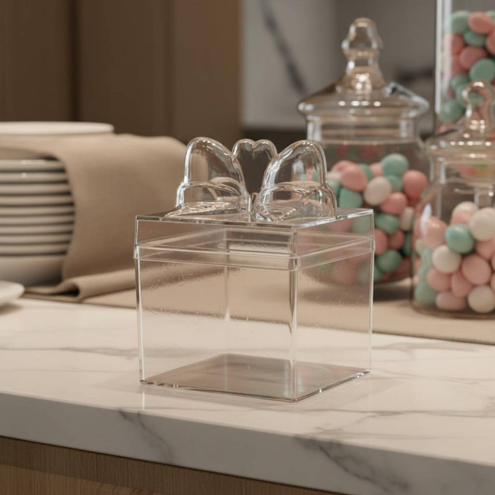 Clear Plastic Candy Box with R - Food Storage Boxes review and price