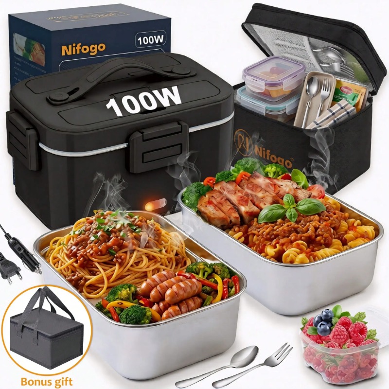 100W Electric Heated Lunch Box - Food Storage Warmer review and price