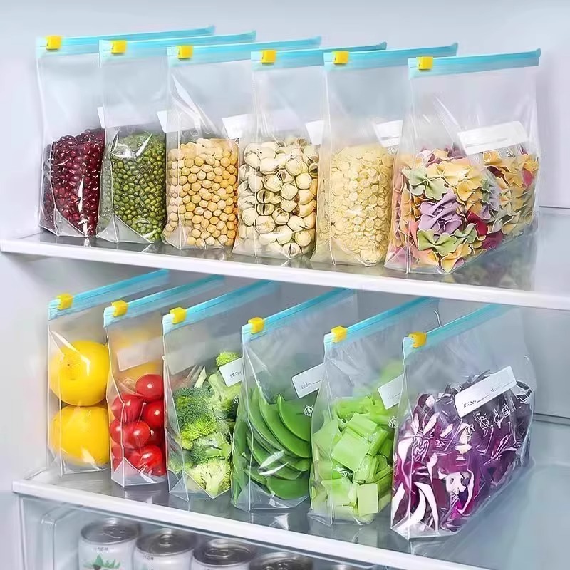 Zip Lock Food Storage Bags, Th - Food Storage Reusable Bags review and price