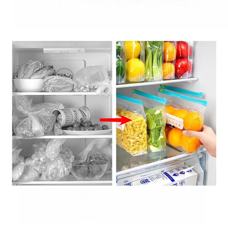 Zip Lock Food Storage Bags, Th - Food Storage Reusable Bags review and price
