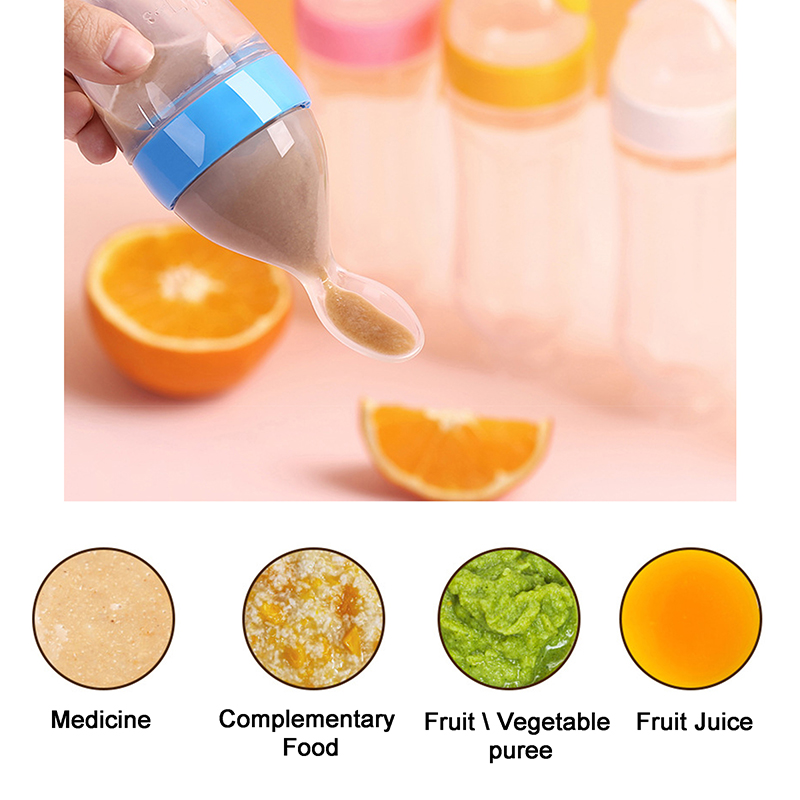 Squeezing Feeding Bottle Silic - Food Storage Drums review and price
