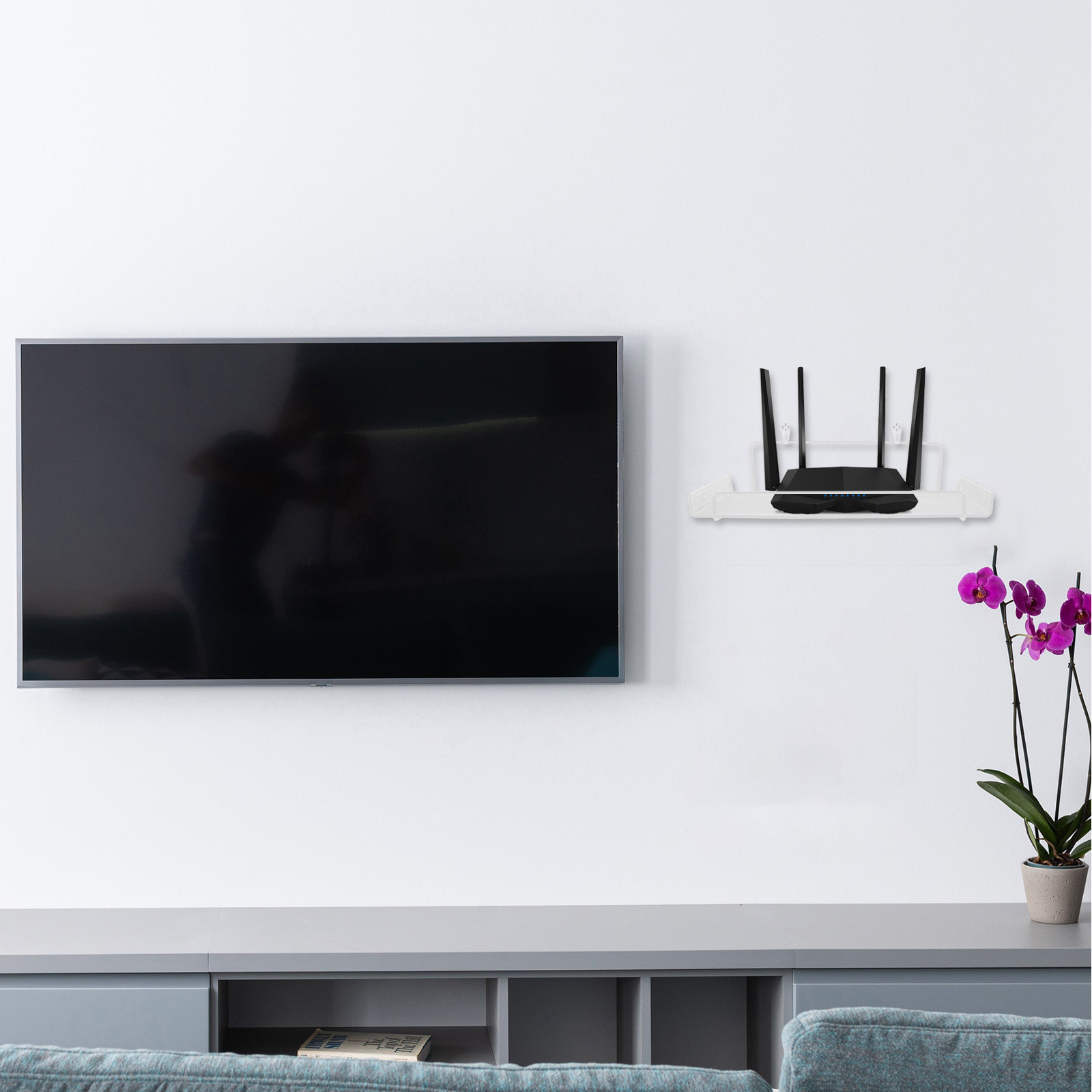 No-Drilling Wall Mount Router  - Food Storage Boxes review and price