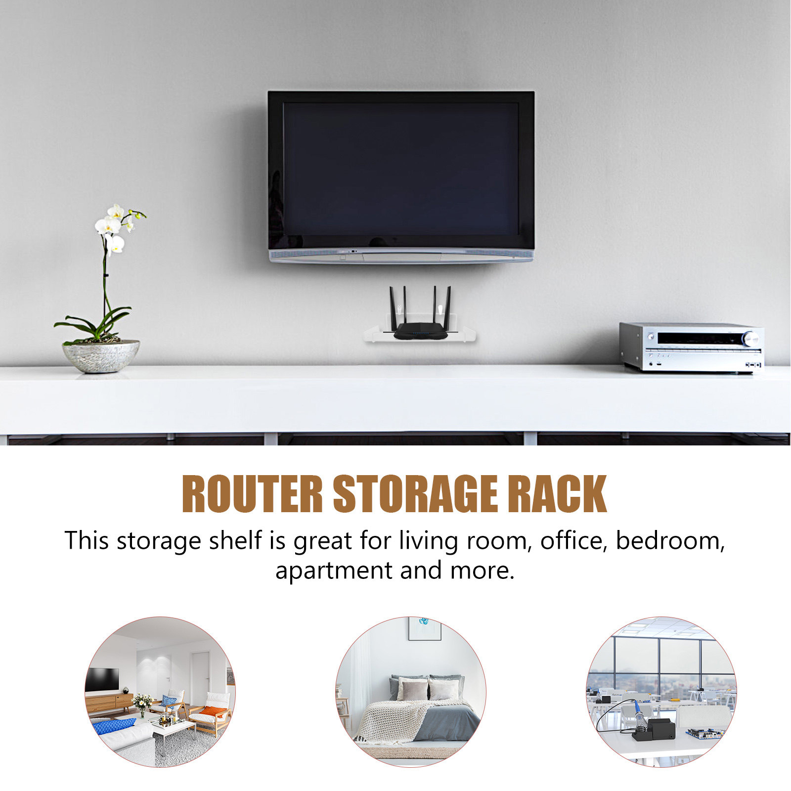 No-Drilling Wall Mount Router  - Food Storage Boxes review and price