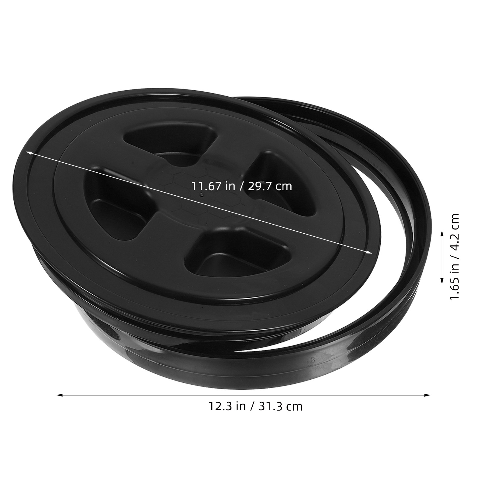 2Pcs Lock Bucket Lid Airtight  - Food Storage Pet review and price