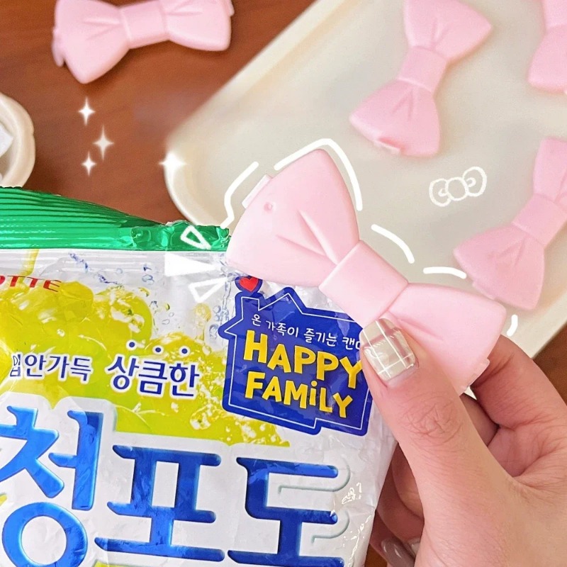5PCS Kawaii Food Sealing Clip  - Food Storage Roll Bags review and price