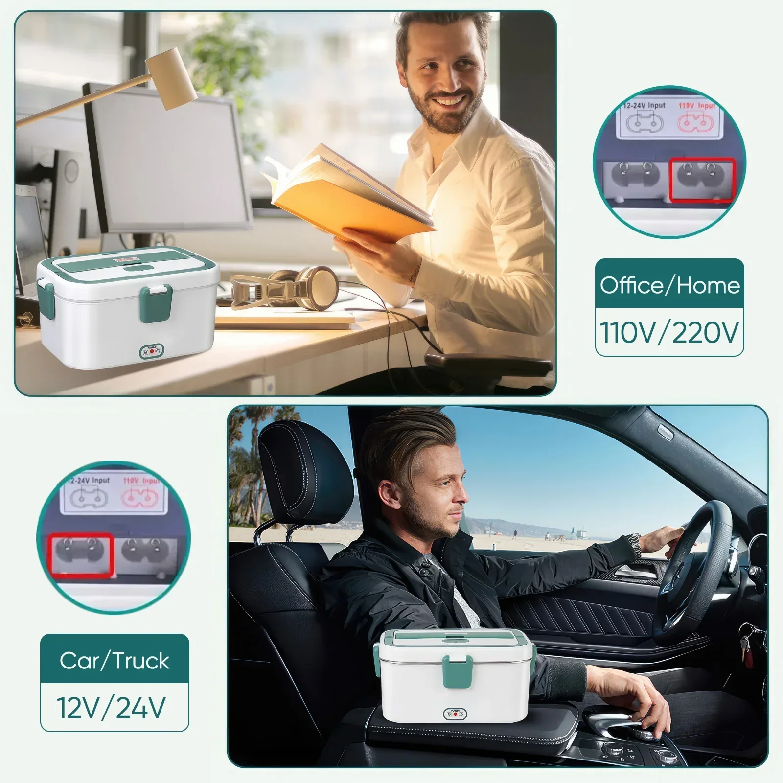 Electric Lunch Box Food Warmer - Food Storage Warmer review and price