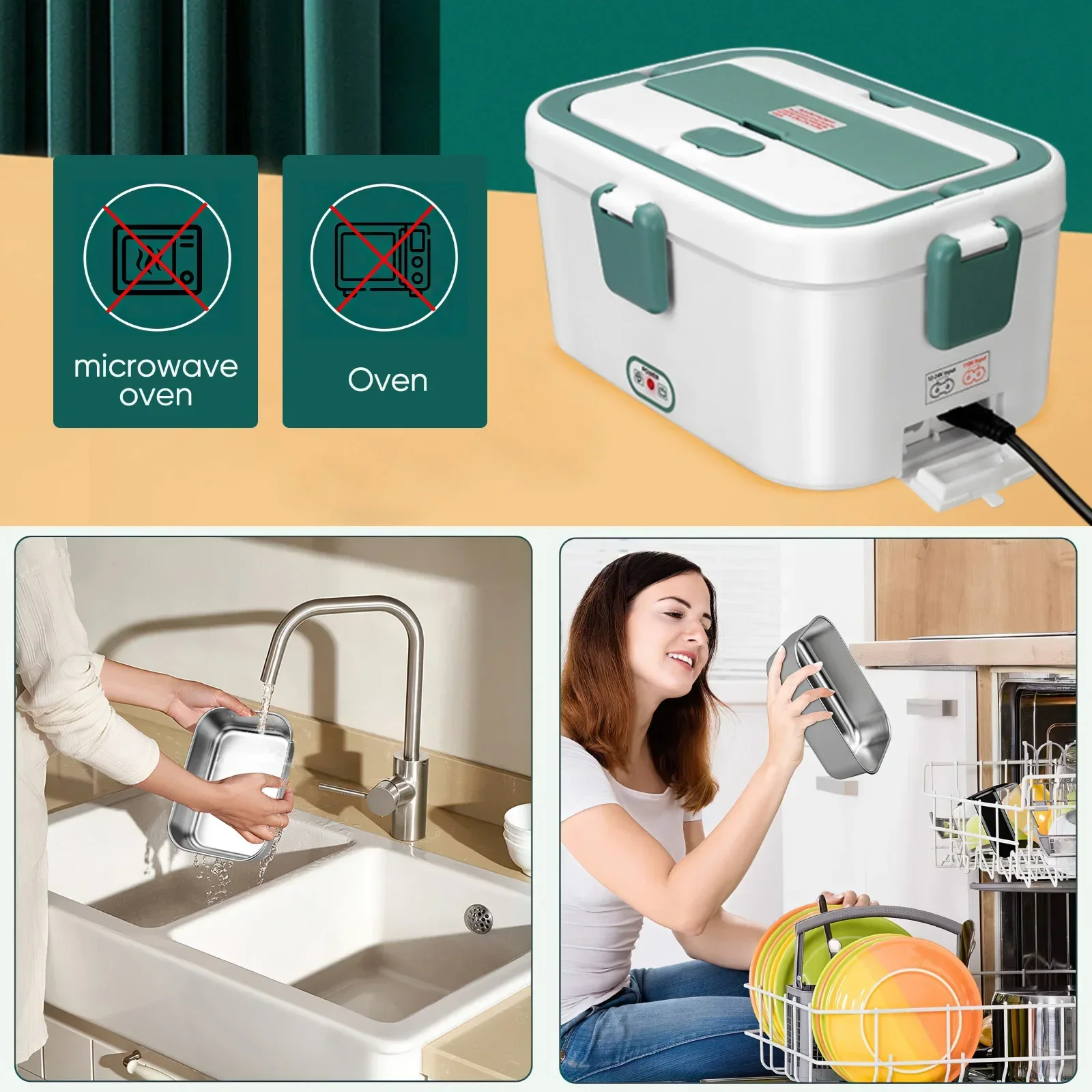 Electric Lunch Box Food Warmer - Food Storage Warmer review and price