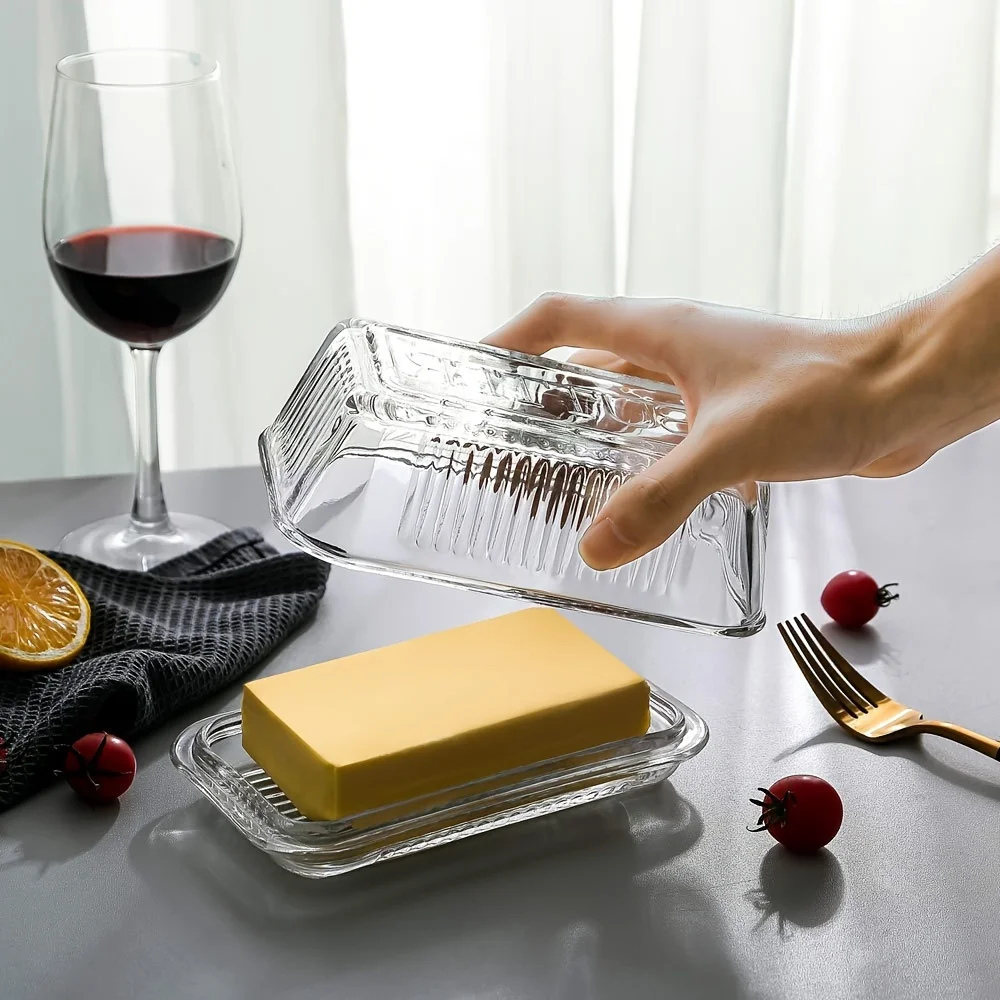 Creative Clear Butter Dish Wit - Food Storage With Glass Lids review and price