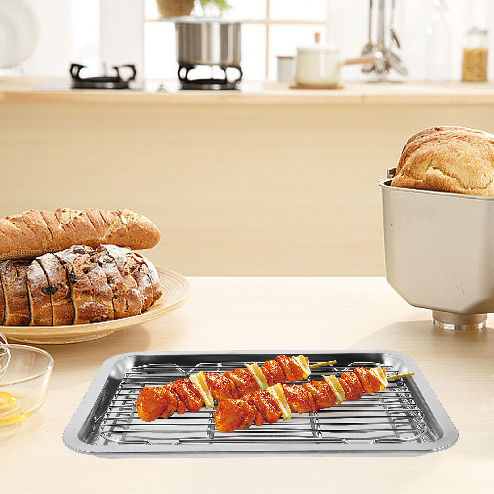 1Set Stainless Steel Wire Baki - Food Storage Stainless Steel review and price