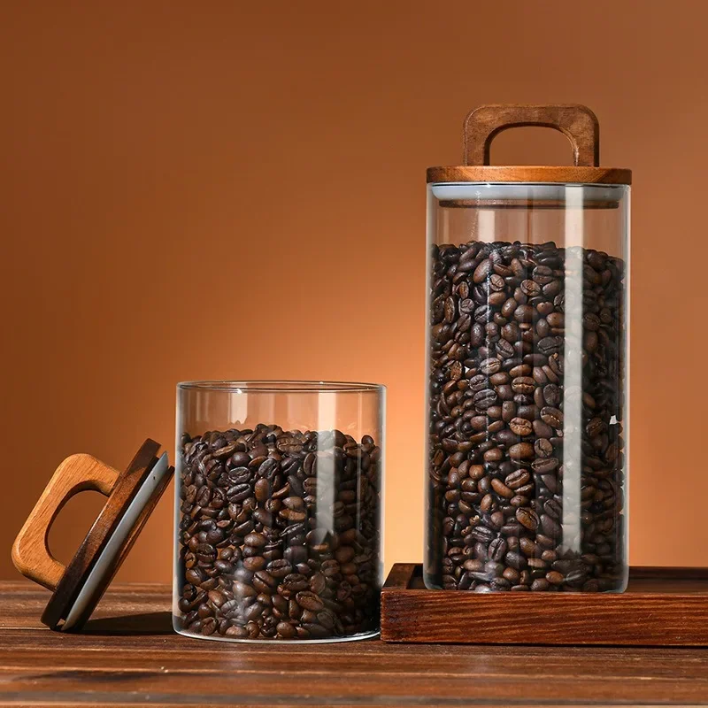 Clear Glass Jar with Bamboo Li - Food Storage With Glass Lids review and price