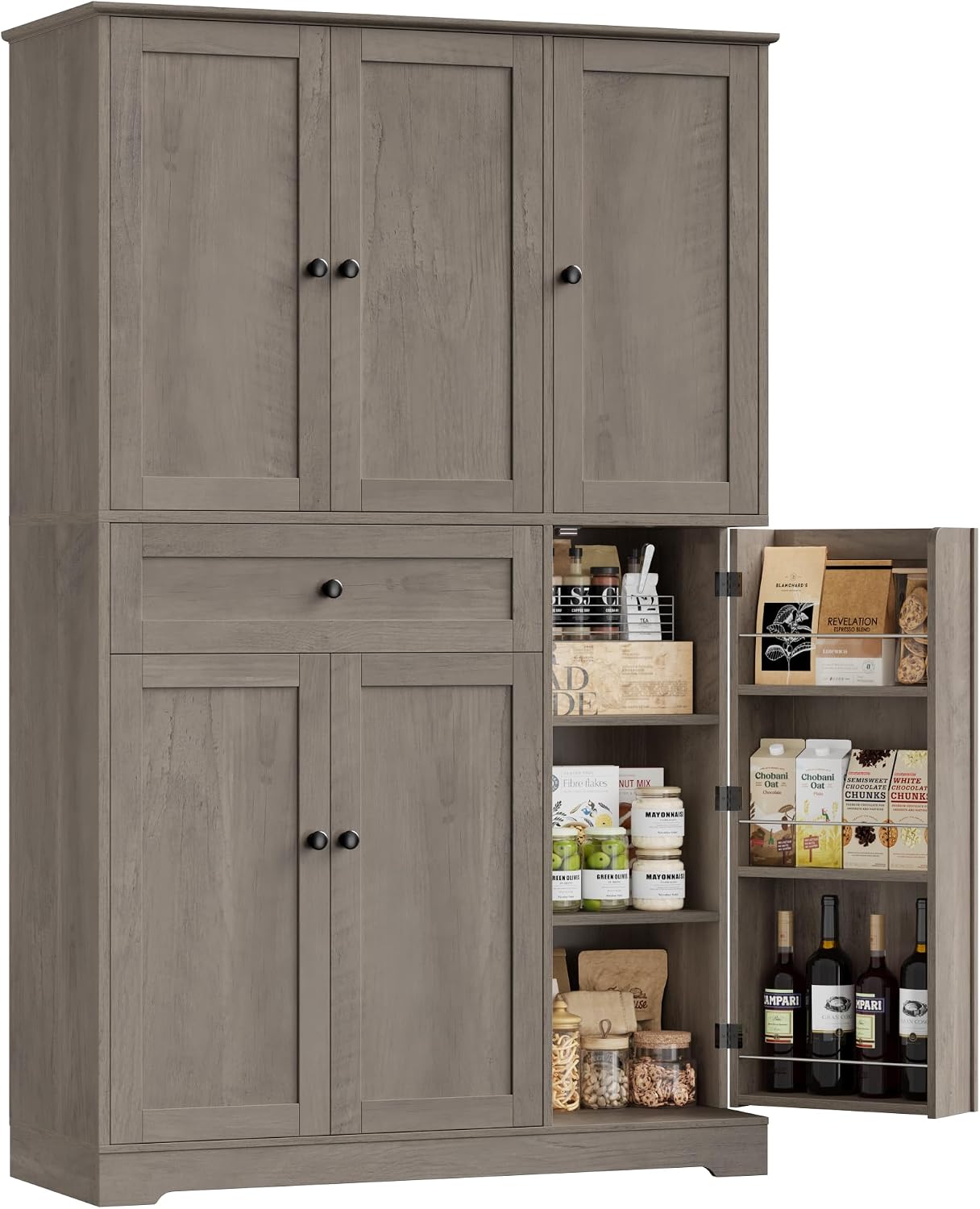 Kitchen Pantry Storage Cabinet - Food Storage Drawers review and price