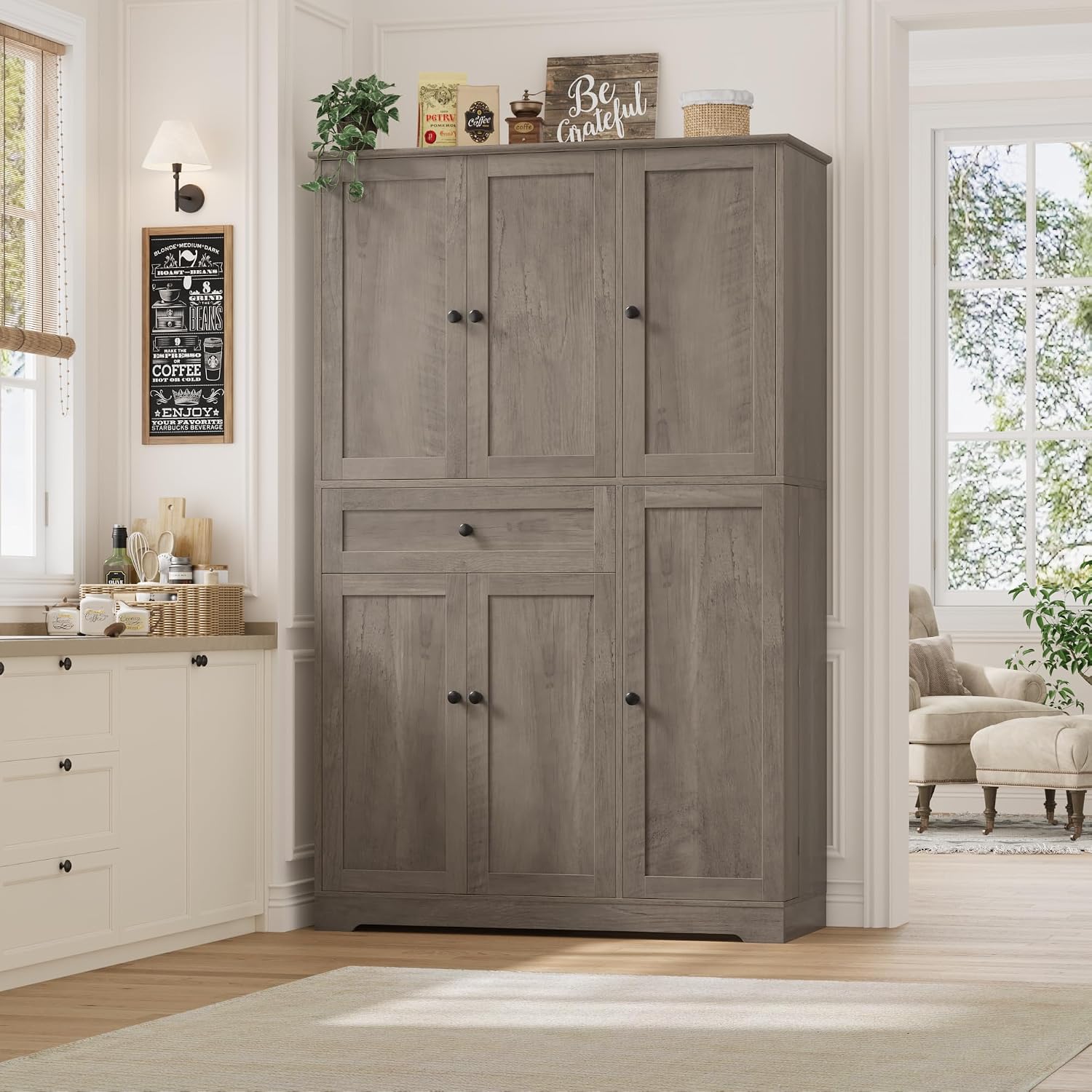 Kitchen Pantry Storage Cabinet - Food Storage Drawers review and price