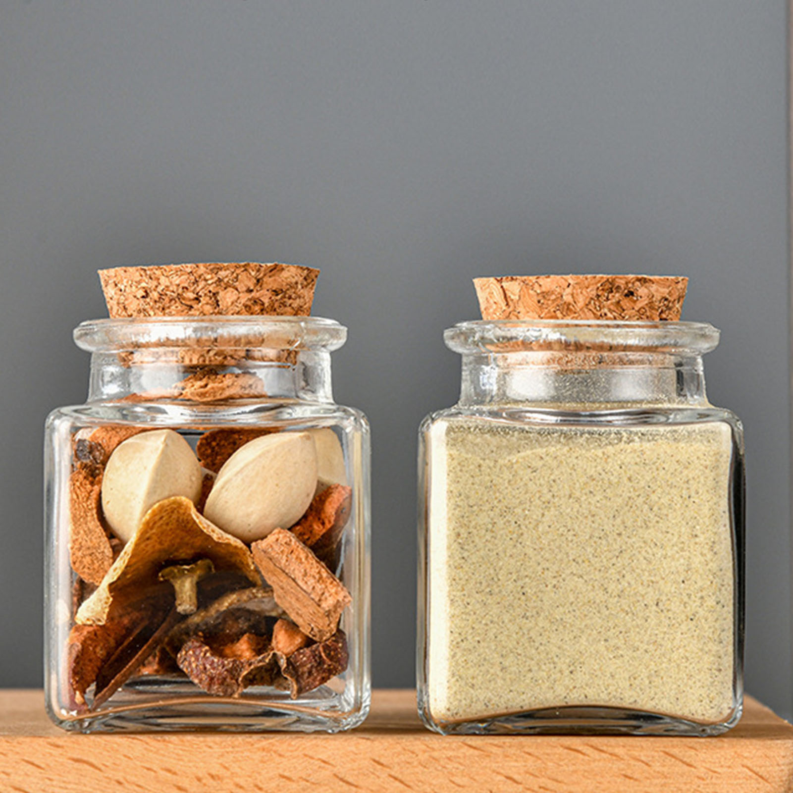 1/5/10Pcs Glass Storage Jars K - Food Storage With Glass Lids review and price