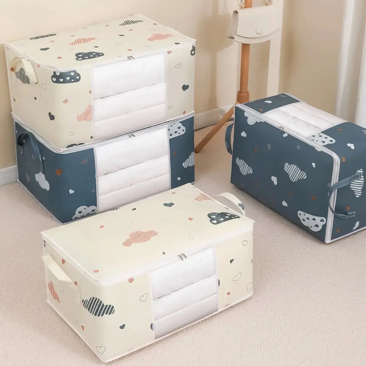 1pc Large/Small Quilt Clothes  - Food Storage Bag Organizer review and price