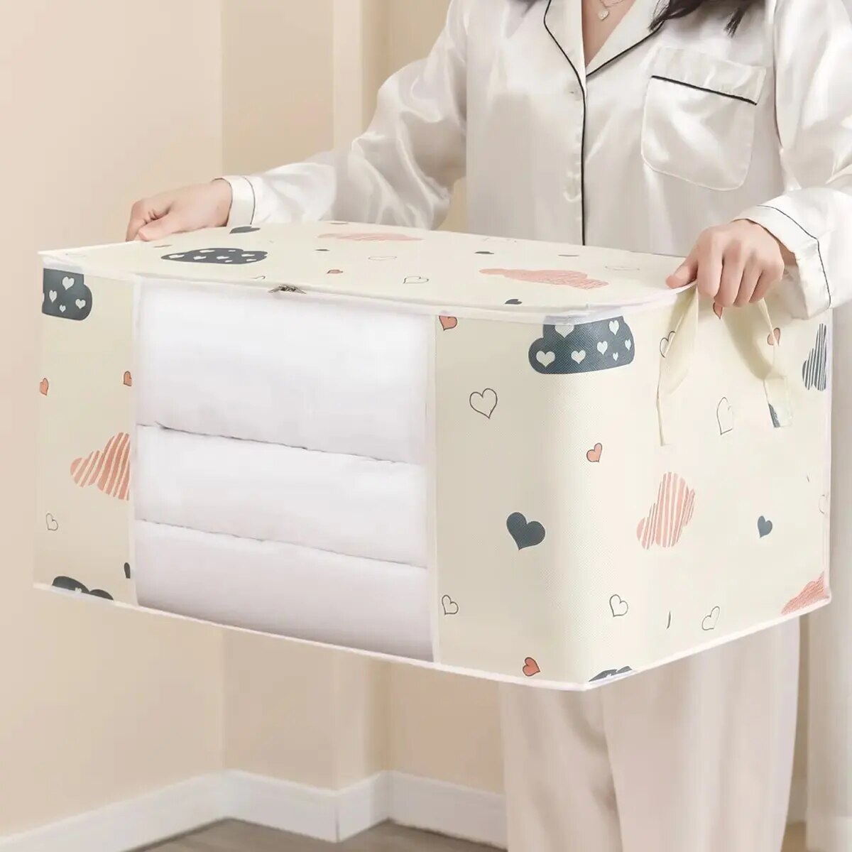 1pc Large/Small Quilt Clothes  - Food Storage Bag Organizer review and price
