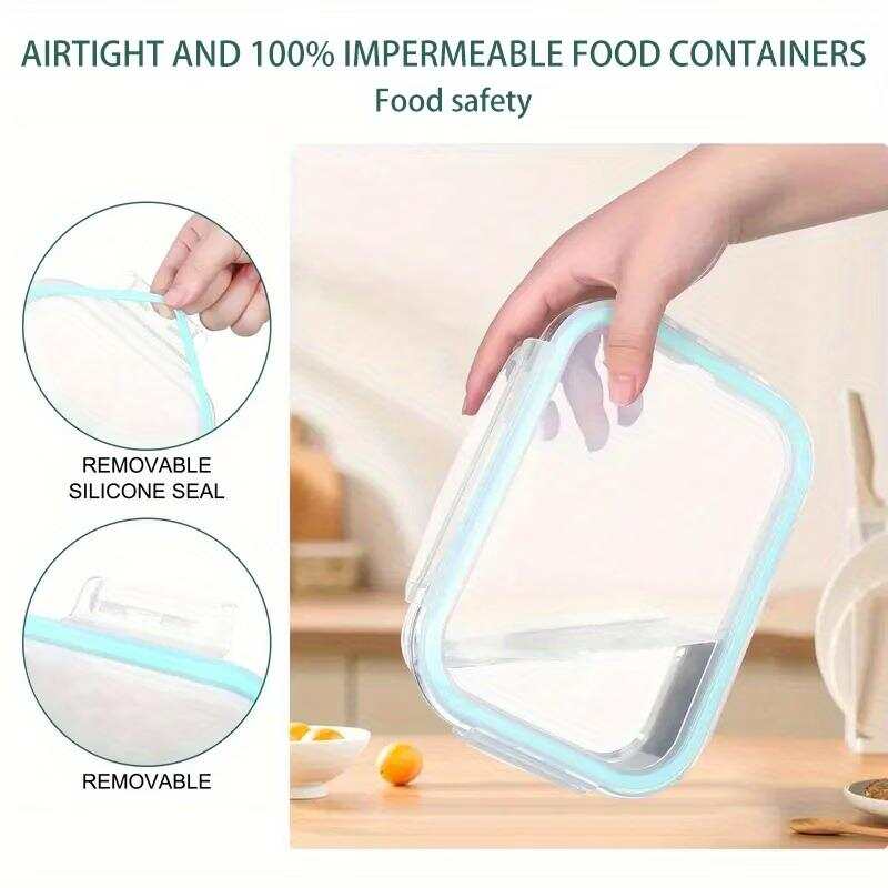 16pcs Sealed Glass Food Storag - Food Storage With Glass Lids review and price