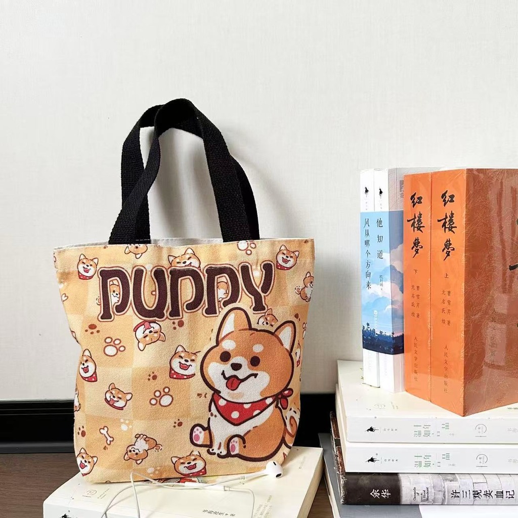 Cartoon Animal Canvas Lunch Ba - Food Storage Reusable Bags review and price
