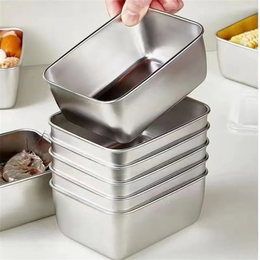 1/3/5pcs Stainless Steel Food  - Food Storage Stainless Steel review and price