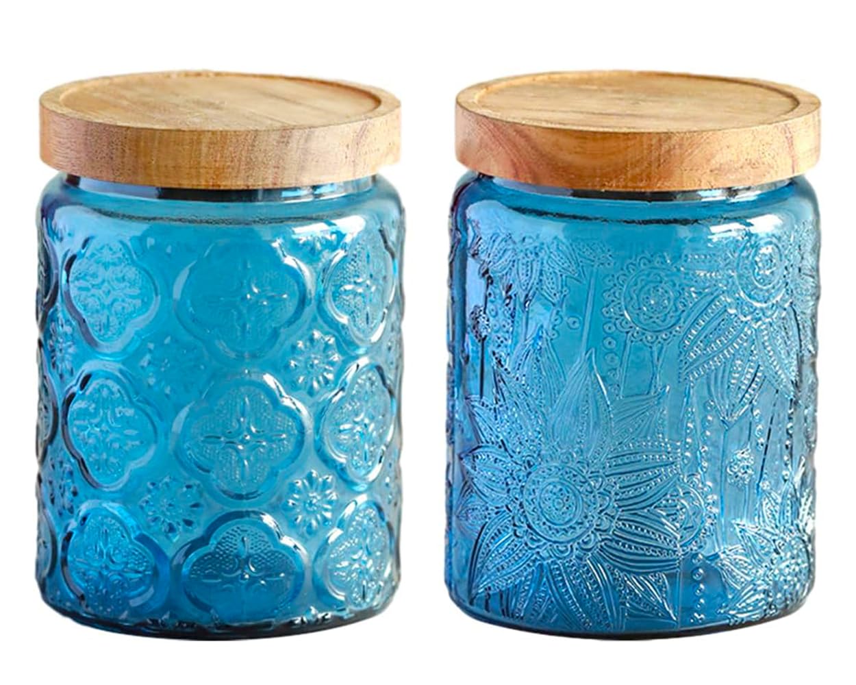 Vintage Glass Kitchen Storage  - Food Storage With Glass Lids review and price
