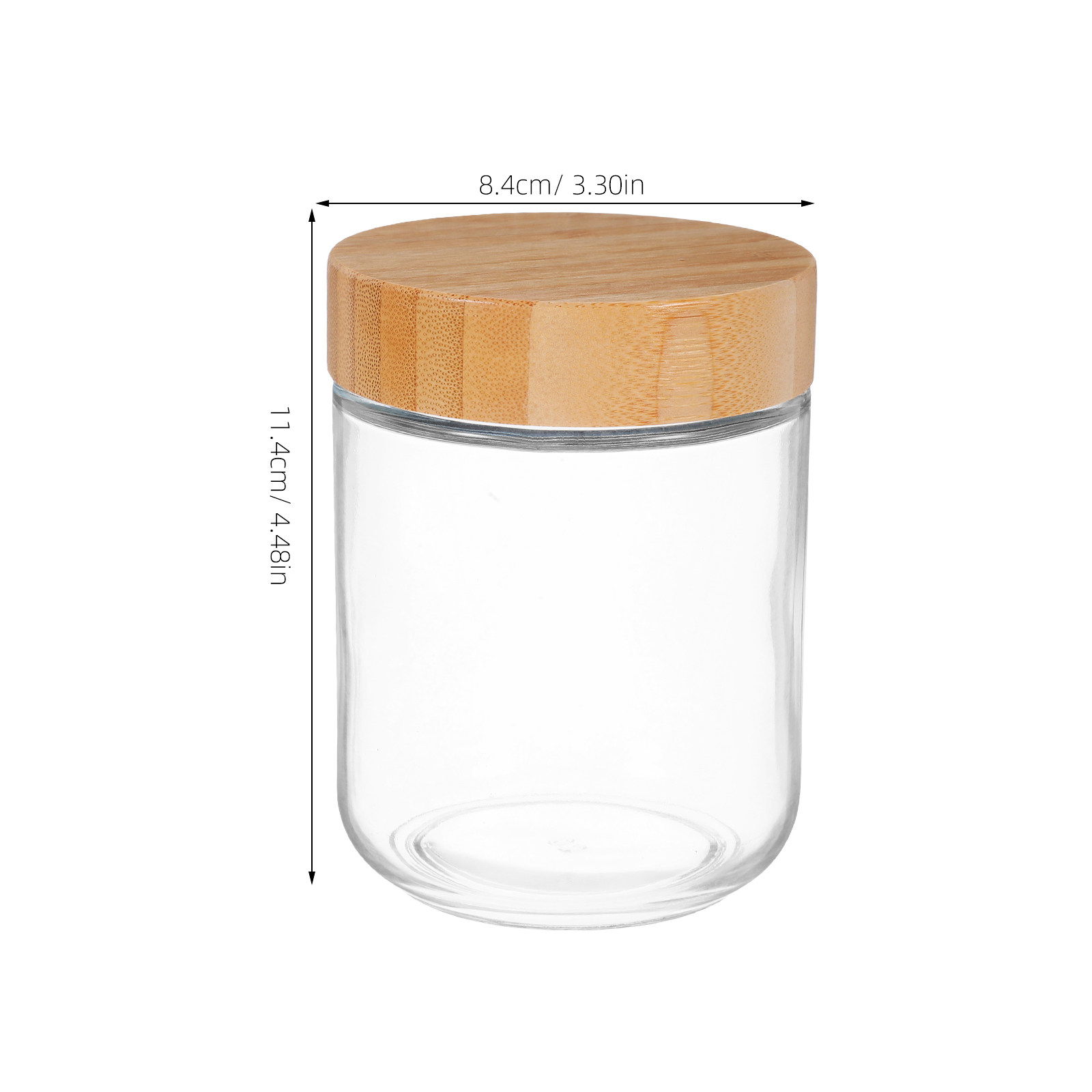 4Pcs Glass Kitchen Storage Jar - Food Storage With Lids review and price